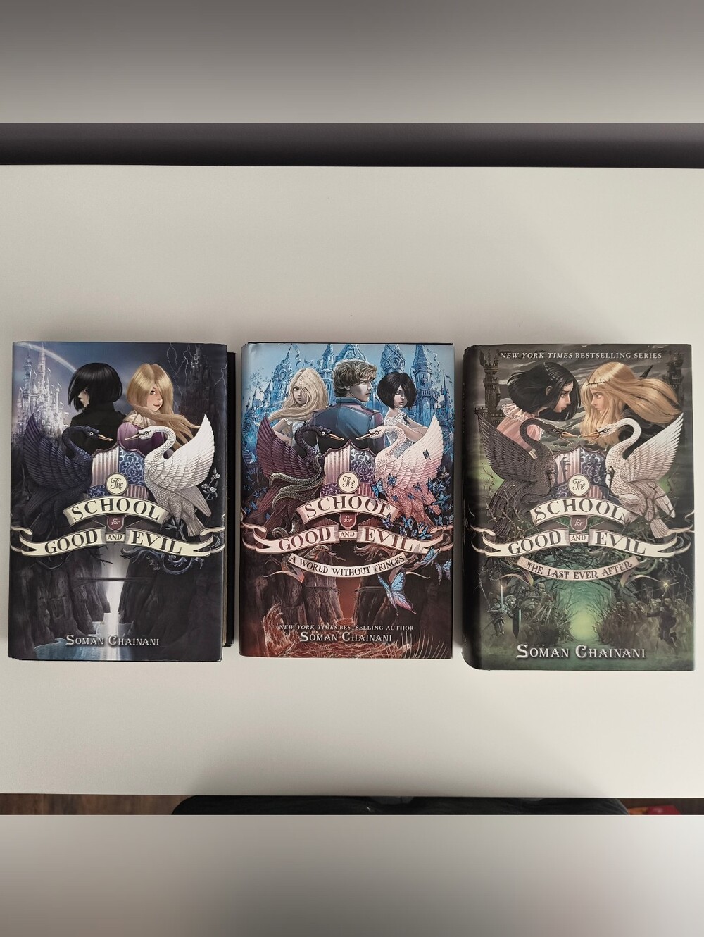 School Of Good And Evil Books 1-3 Hardcover Unread Soman Chainani